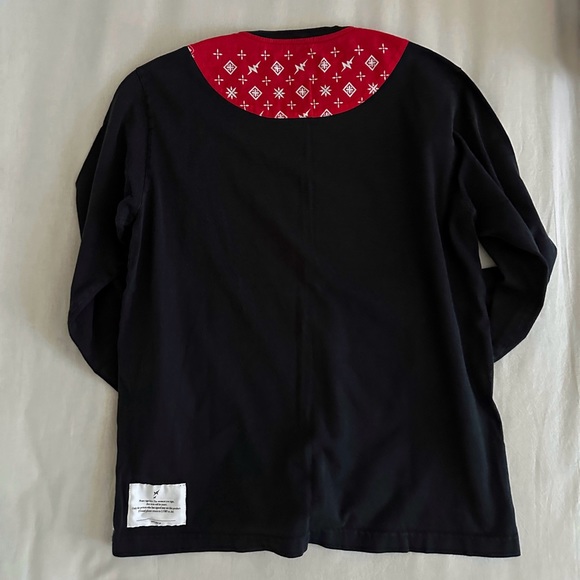 High End Japanese Streetwear WHIZ LIMITED Men’s Black Pocket Shirt - Picture 4 of 5